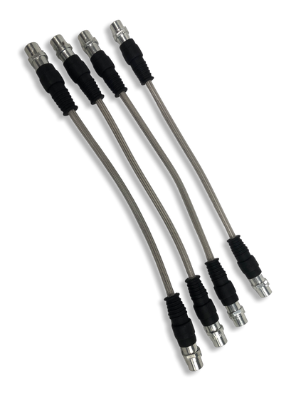 PMB Performance DirectFit Stainless-Steel Brake Lines - Set of 4 - 2012-16 Porsche Boxster/Cayman