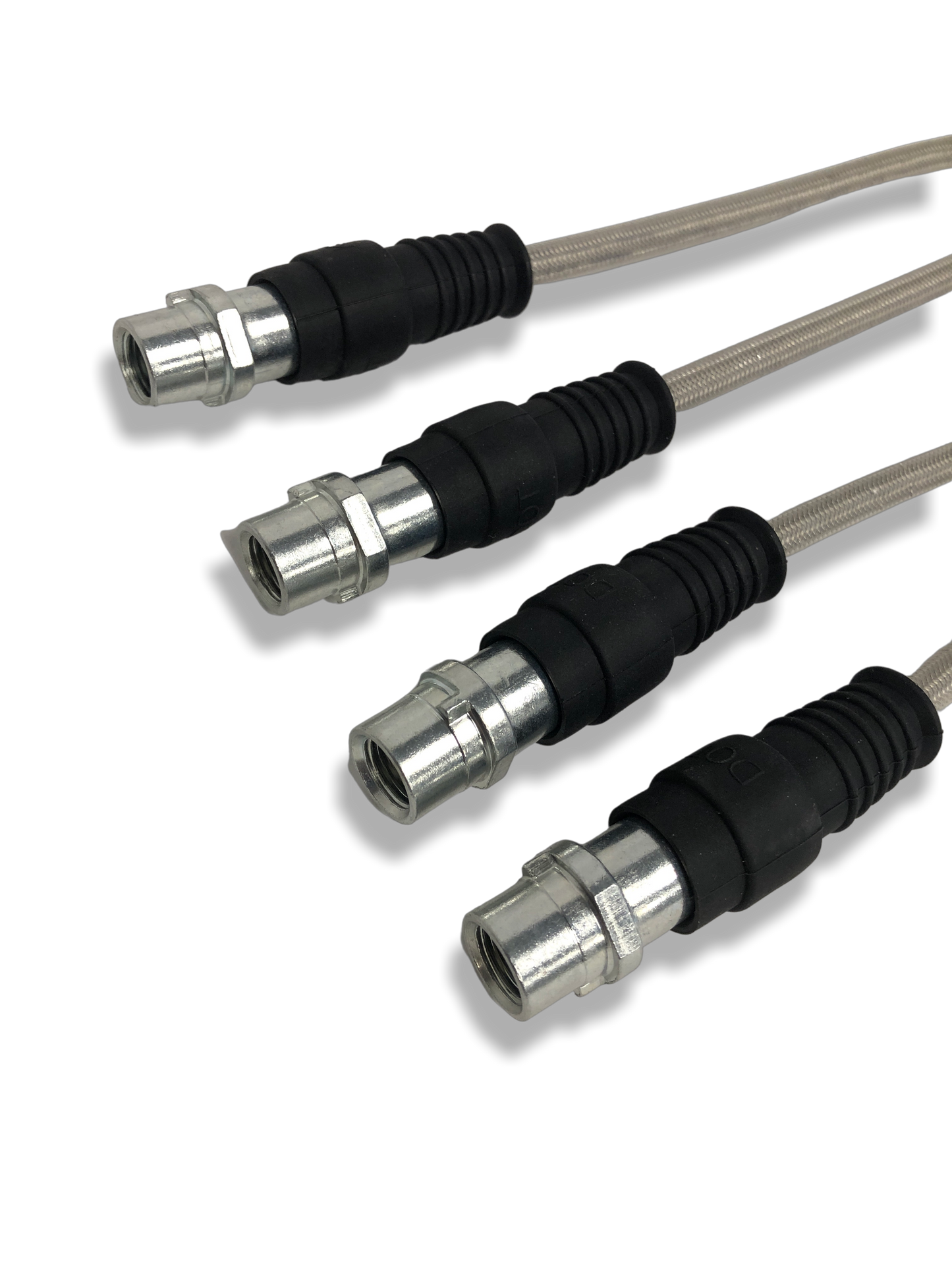 PMB Performance DirectFit Stainless-Steel Brake Lines - Set of 4 - 2012-16 Porsche Boxster/Cayman