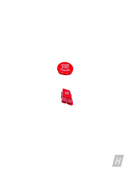Bright Red 'M' Steering Wheel Button - E82 1M | E9X M3