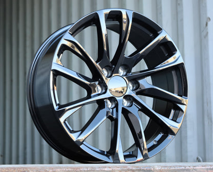 GM4 22x9 6x139.7 +24 78.1 GLOSS BLACK (FITS GMC SILVERADO TAHOE SIERRA)