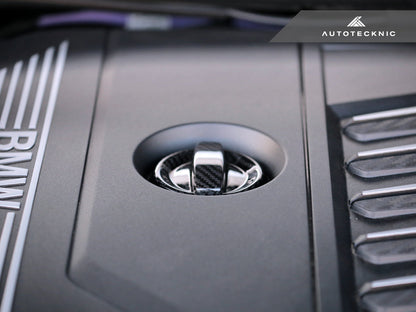 AutoTecknic Dry Carbon Competition Oil Cap Cover - BMW G80 M3 | G82/ G83 M4