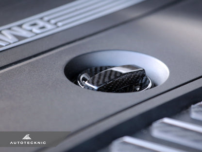 AutoTecknic Dry Carbon Competition Oil Cap Cover - BMW F40 1-Series