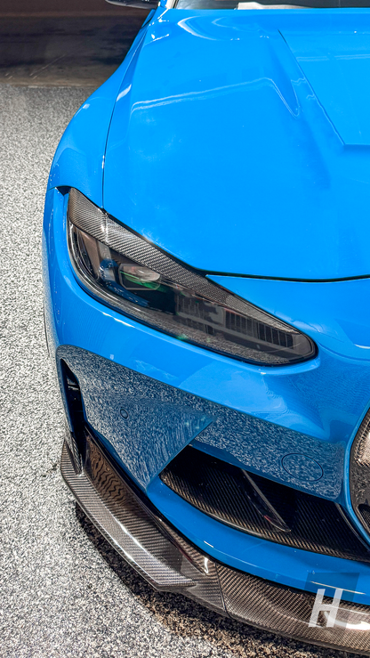 Carbon Fiber Headlight Covers (Eyelids) - G80 M3 | G82 / G83 M4