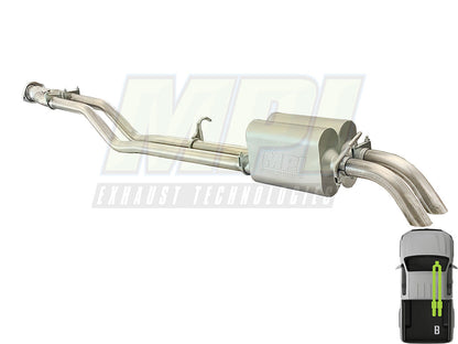 GMC/Chevy, 1999-2006, 5.3L - MPI Bullnoze Exhaust Series