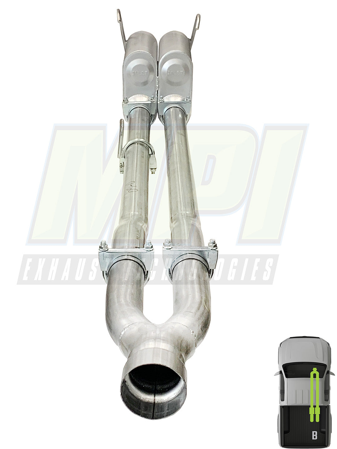 RAM, 2011-2026, 6.4L - MPI Bullnoze Exhasut Series