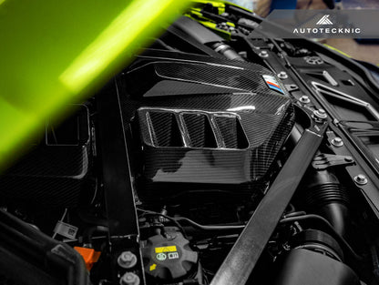 AutoTecknic Dry Carbon Fiber Engine Cover - BMW G80 M3 | G82/ G83 M4