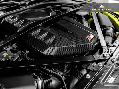 AutoTecknic Dry Carbon Fiber Engine Cover - BMW G80 M3 | G82/ G83 M4