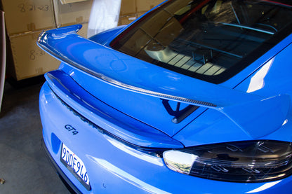 Carbon Fiber Gurney Flap - Porsche 718 Cayman GT4