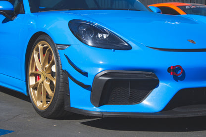 Carbon Fiber Canards - Porsche 718 Cayman GT4