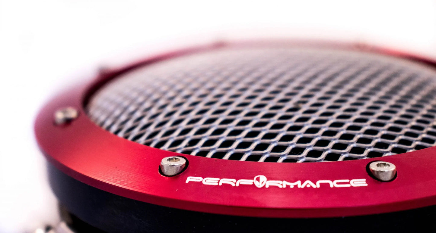 NGR Turbo Filter (Drag Edition) Red, One-Piece, Fits 3in & 2.5in