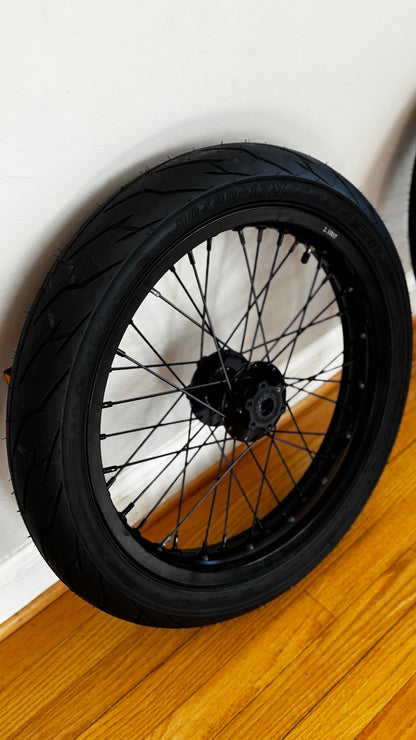 Talaria XXX supermoto wheel set