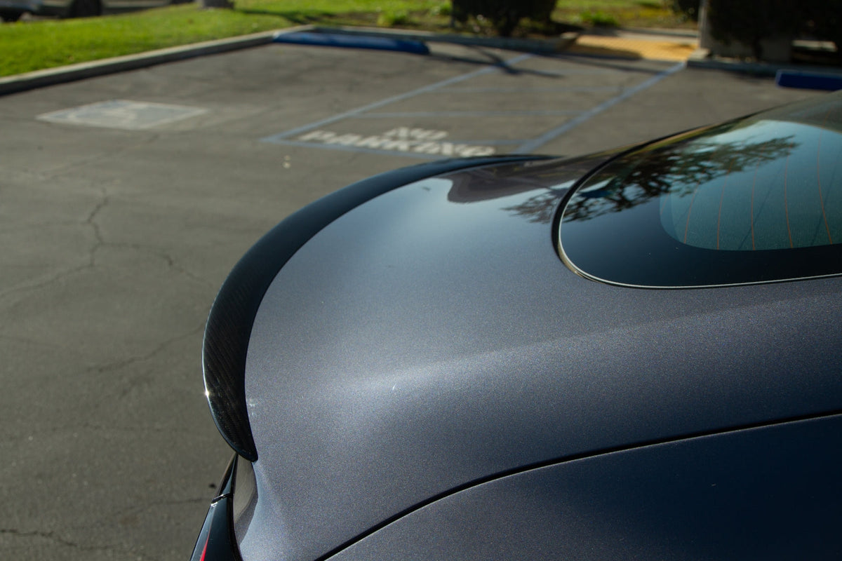 Carbon Fiber Rear Deck Spoiler - Tesla Model 3 2017 - 2023