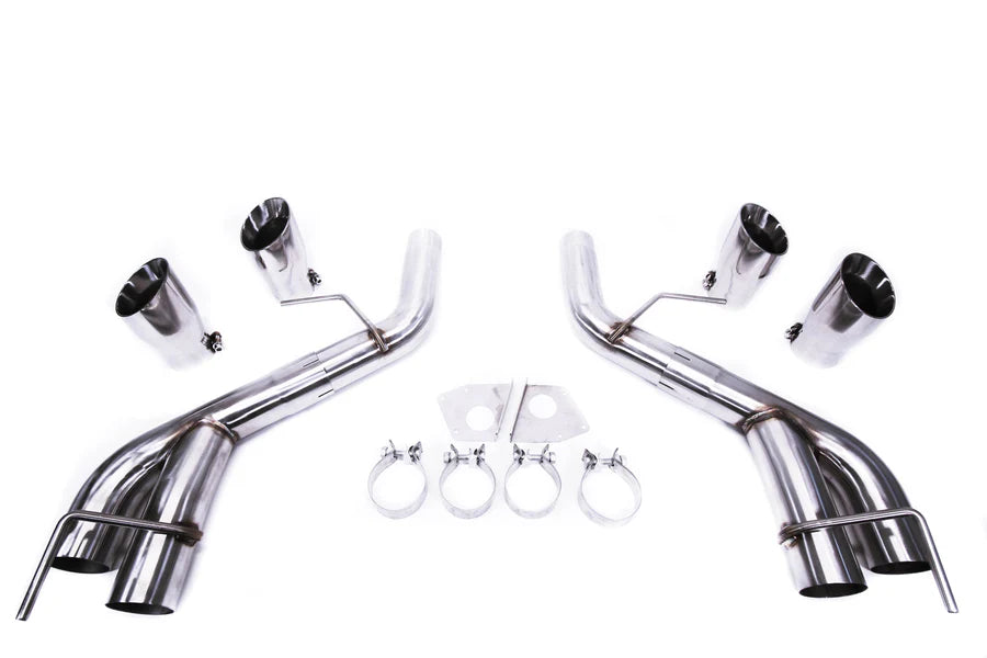 PLM Axle Back Muffler Delete – Chevy Camaro SS & ZL1 V8 2016–2023 – Stainless Steel