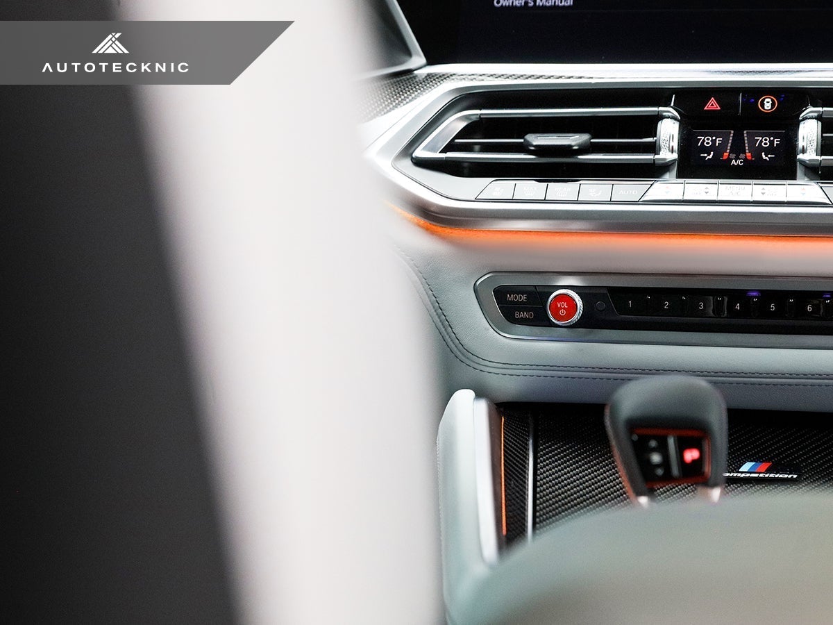 AutoTecknic Bright Red Audio Volume Button - BMW G30/ G31 5 Series