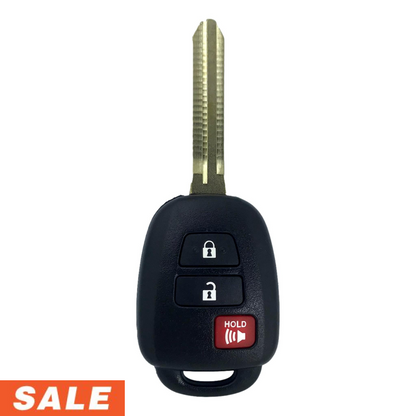Toyota Highlander Tacoma RAV4 2013-2021 3 Button Key For GQ4-52T / H-Chip