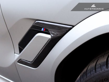 AutoTecknic Dry Carbon Fiber Side Vent Set - BMW F96 X6M