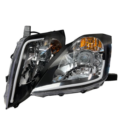 BULL BOOST PERFORMANCE Custom LED Projector Headlights for Nissan 350Z Z33 Fairlady 2003-2005 (Factory HID D2S 8-Pin, L-Style DRL)