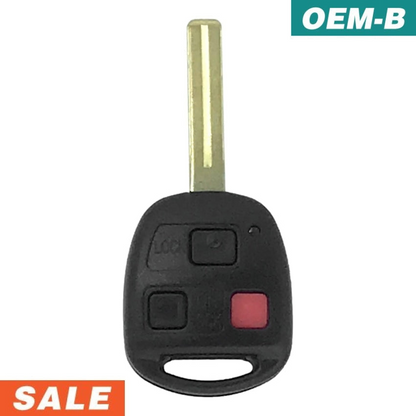 Lexus LX470 2003-2007 OEM 3 Button Remote Head Key HYQ12BBT