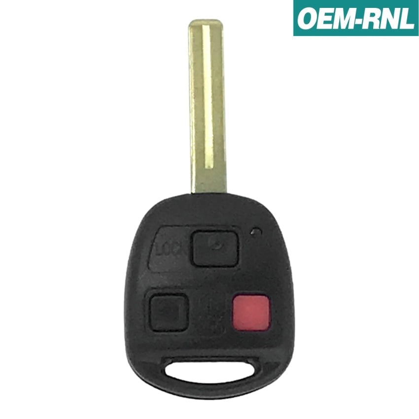 Lexus GX470 LX470 2003-2008 OEM 3 Button Remote Head Key HYQ1512V (Short Blade)