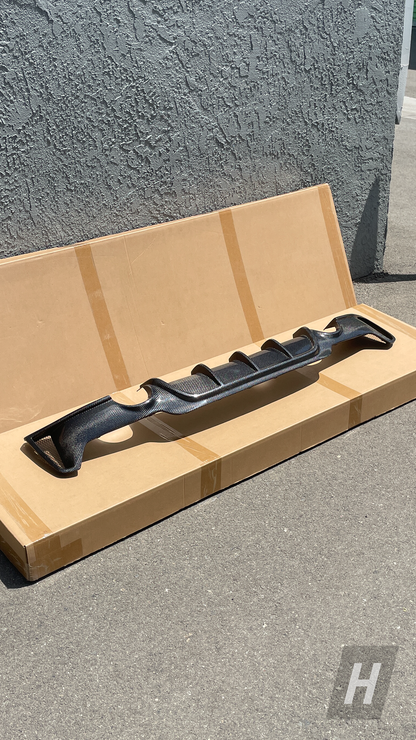 Performance Style Carbon Fiber Rear Diffuser - F32 4-Series