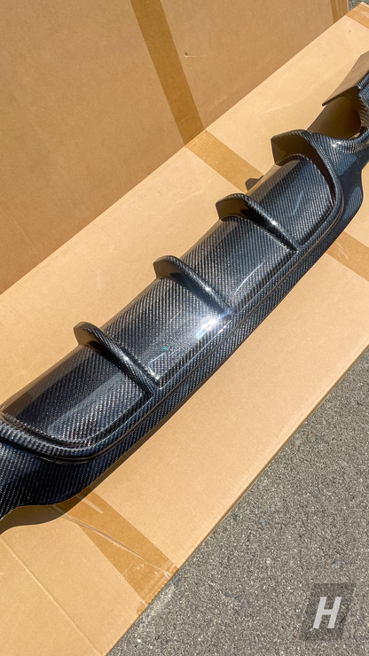 Performance Style Carbon Fiber Rear Diffuser - F32 4-Series
