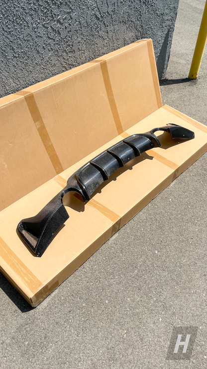 Performance Style Carbon Fiber Rear Diffuser - F32 4-Series