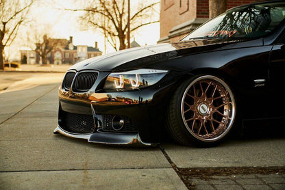 AP V1 CARBON FIBER FRONT LIP - E90 3-SERIES (M-TECH M3 STYLE BUMPER)