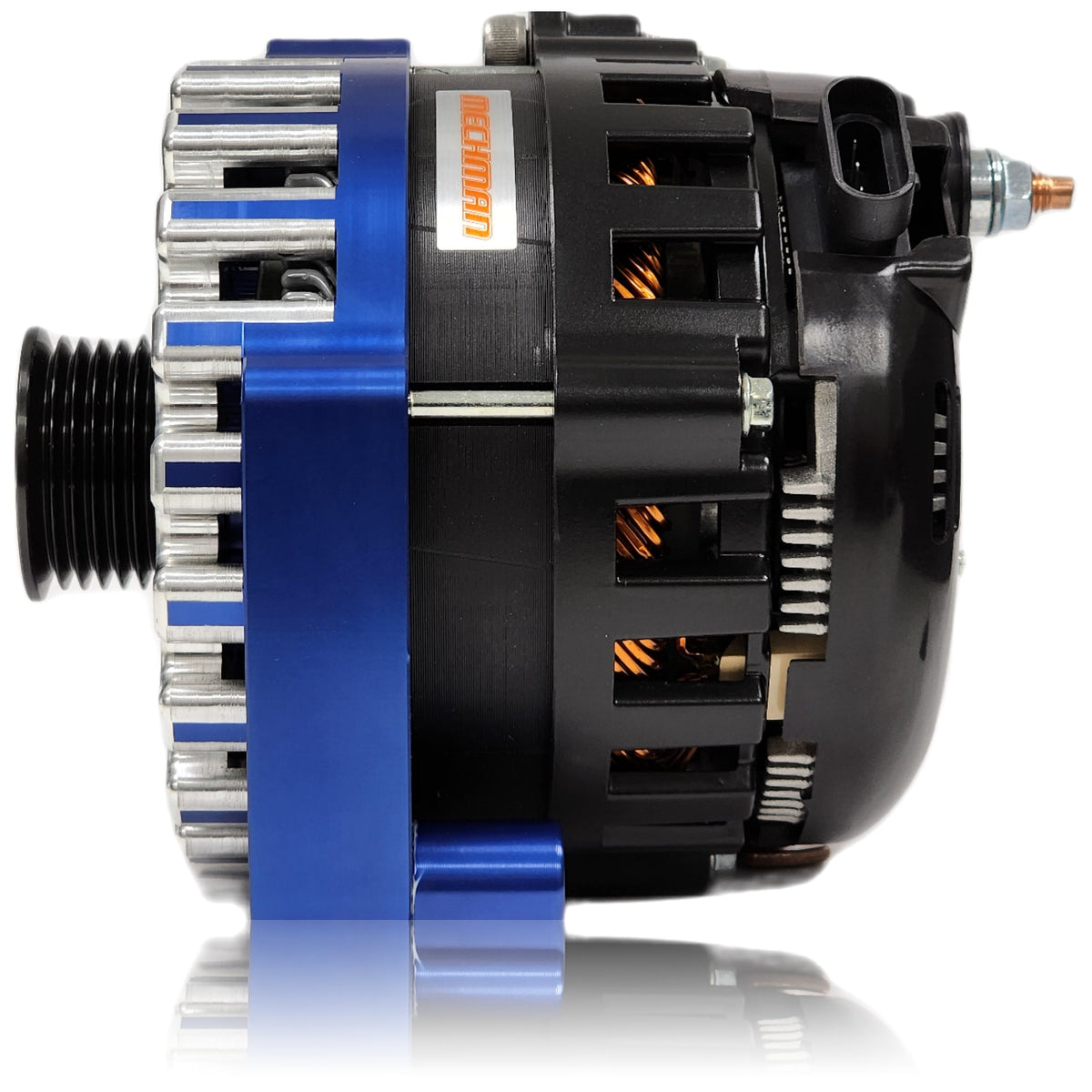 Mechman 400 Amp Elite Series Alternator 1987-1995 GM Truck / SUV - Dark Blue