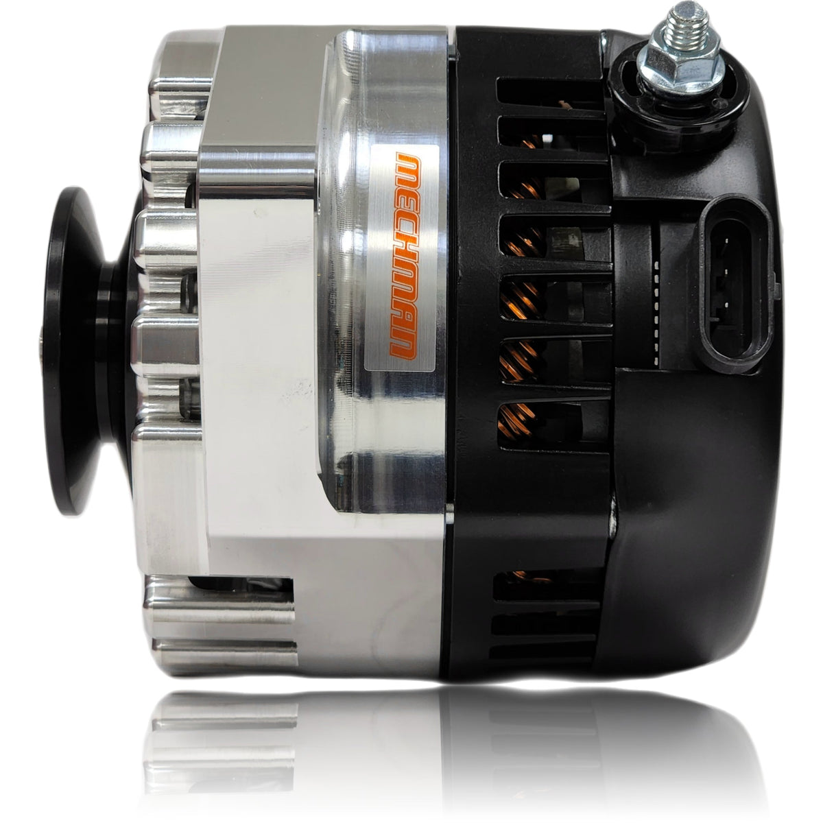 Mechman 170 Amp S Series Billet Racing Alternator 1965-1985 Ford - Machined