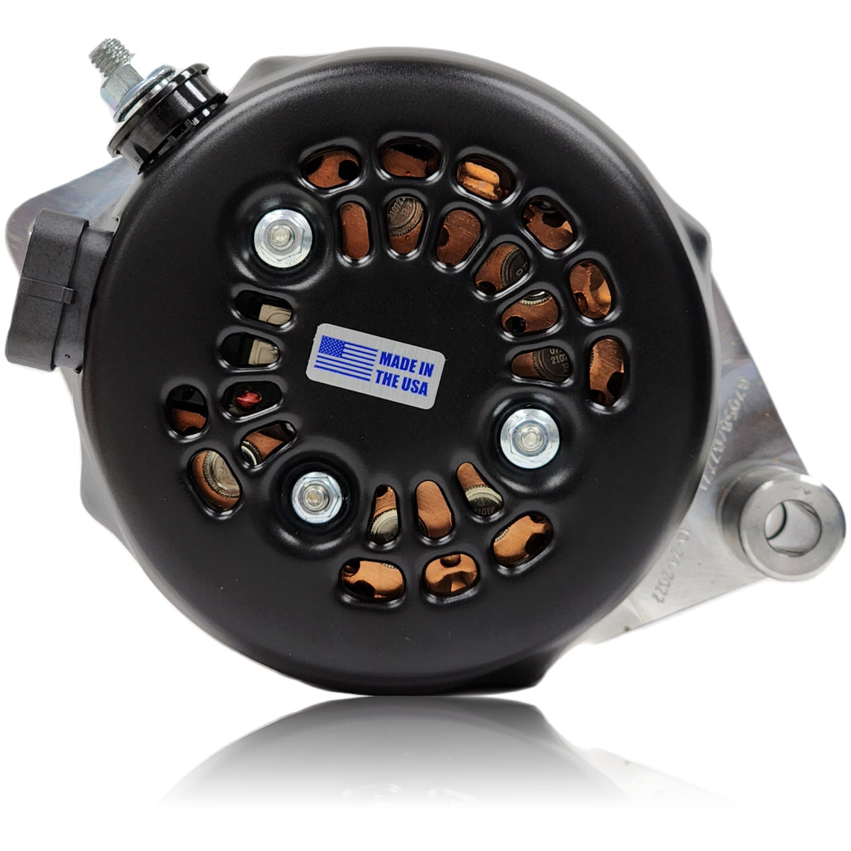 Mechman 170 Amp S Series Billet Racing Alternator 1965-1985 Ford - Machined