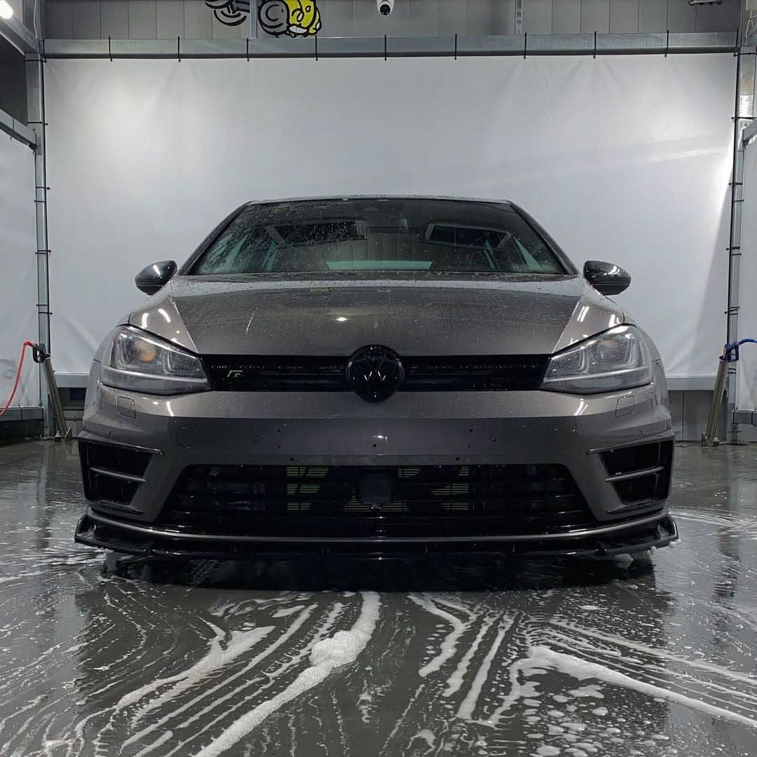 VW Golf 7 - Base, GTI, R - Gloss Black Aftermarket Emblem Set (2012-2017)