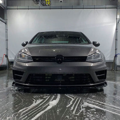 VW Golf 7 - Base, GTI, R - Gloss Black Aftermarket Emblem Set (2012-2017)