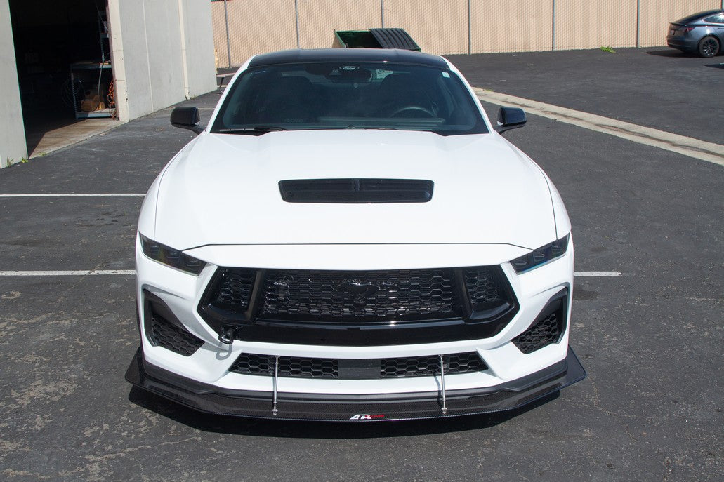 Carbon Fiber Front Wind Splitter - Ford Mustang S650 GT Performance Package 2024 - Current