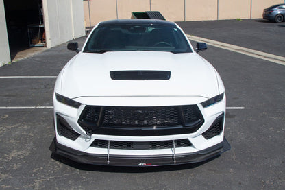 Carbon Fiber Front Wind Splitter - Ford Mustang S650 GT Performance Package 2024 - Current