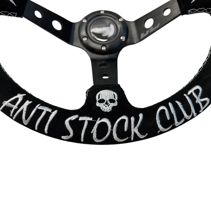 Suede Leather Deep Dish Steering Wheel + Hub Adapter Kit For Scion xB, TC, xD, xA