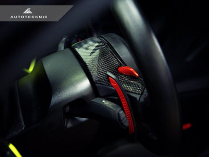 AutoTecknic Replacement Carbon Steering Wheel Top Cover - BMW G80 M3 | G82/ G83 M4