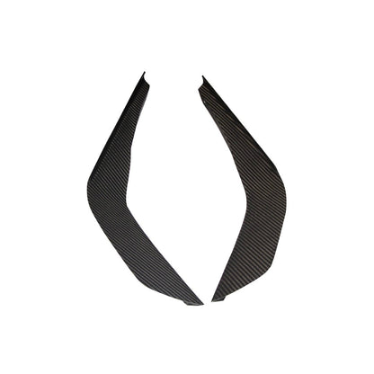 Carbon Fiber Front Bumper Canards - Ford Mustang S650 GT 2024 - Current (does not fit Dark Horse bumper)