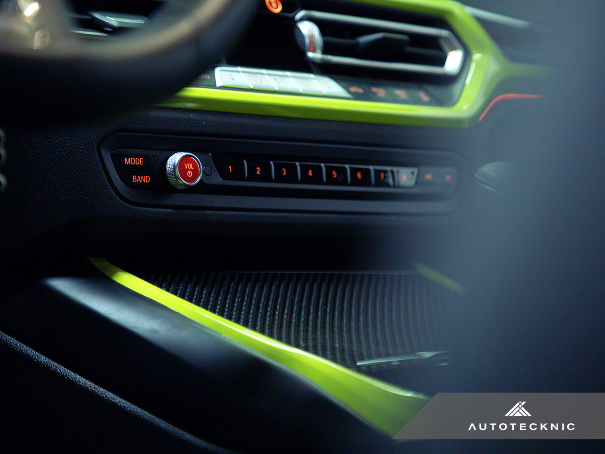 AutoTecknic Bright Red Audio Volume Button - BMW G87 M2