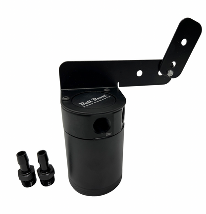 Universal Performance Oil Catch Can 2 Port -10AN + Mounting Bracket Kit Turbo V2