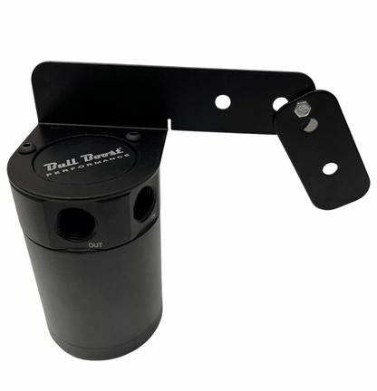 Universal Performance Oil Catch Can 2 Port -10AN + Mounting Bracket Kit Turbo V2