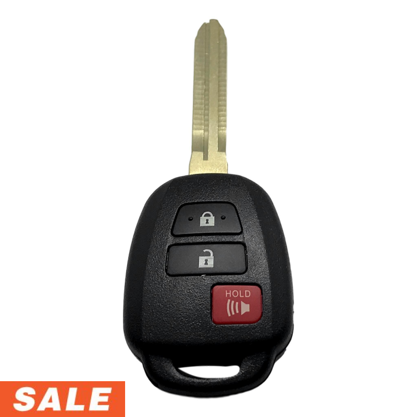 Toyota 3 Button Remote Head Key 2013-2026 For HYQ12BDP (H-Chip) | Aftermarket