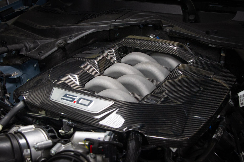 Carbon Fiber Engine Cover -  Ford Mustang S650 2024 - Current