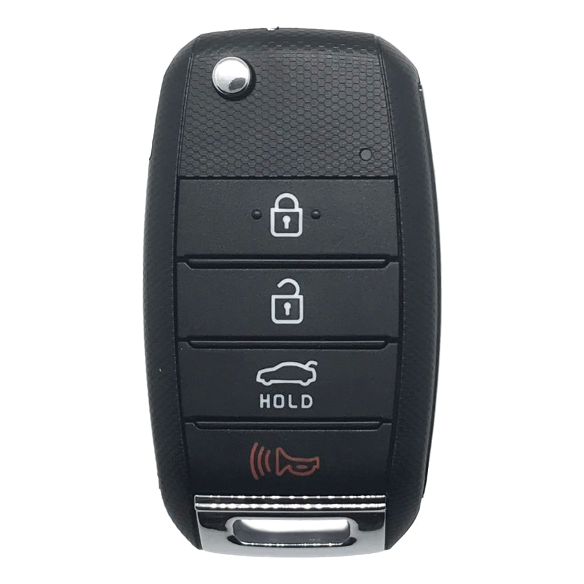 Kia Optima Rio 4 Button Flip Key Shell w/ KK12 Blade