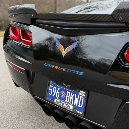 JDC Titanium "Corvette" Badge | 2014-2019 C7 Corvette