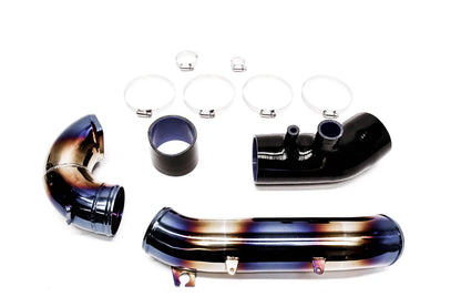 PLM Stainless Steel Turbo Inlet Pipe Kit (Burnt Finish) for 2017-2021 Honda Civic Type R FK8
