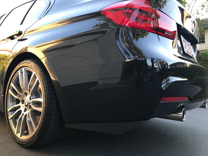 BMW Carbon Fiber Rear Bumper Splitter Extensions Matte Dry (Plain)