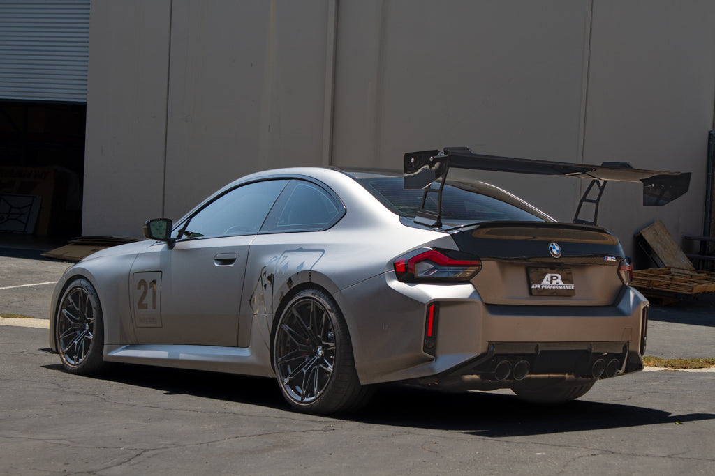 GT250 Carbon Fiber Swan Neck Wing - BMW G42 M240i / G87 M2