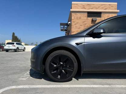 iCBL’s Tesla Model Y Wheel Covers Front & Rear OEM Gemini Style Matte and Gloss Black 2017-2024 (4PCS)