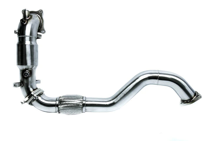 PLM Power Driven Downpipe V2 &amp; Front Pipe V2 Combo with High-Flow Cat for 2017-2021 Honda Civic Type R (FK8