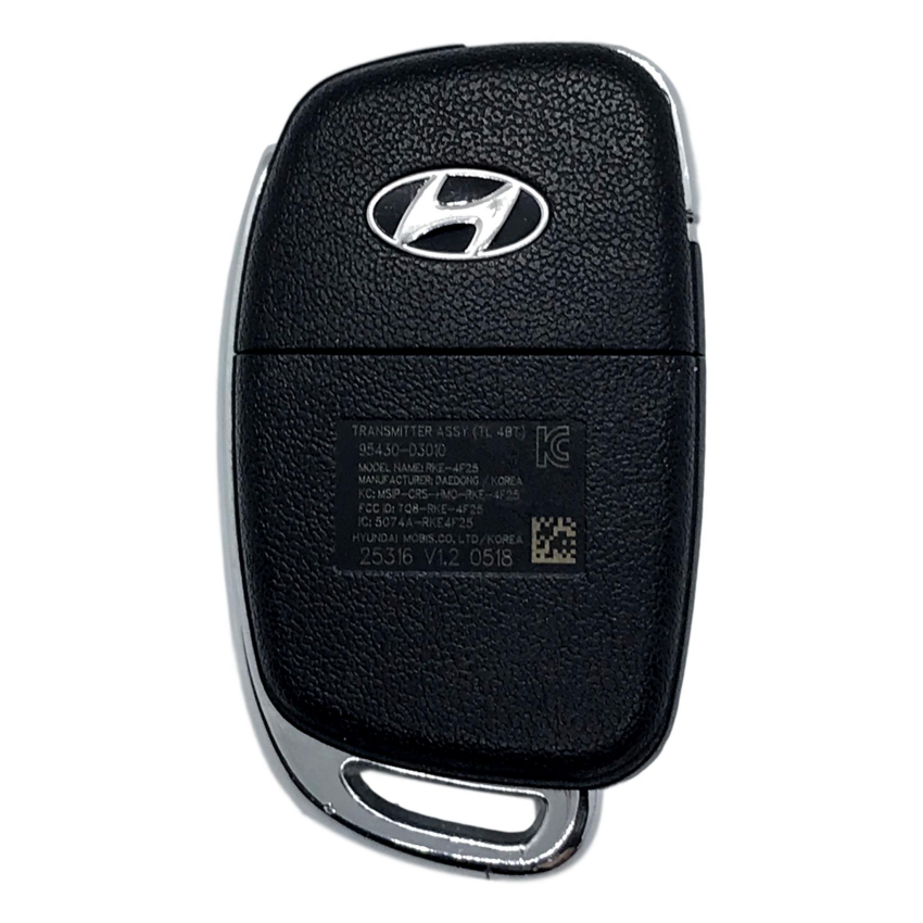 Hyundai Tucson 2015-2019 OEM 4 Button Flip Key TQ8-RKE-4F25 (95430-D3000)